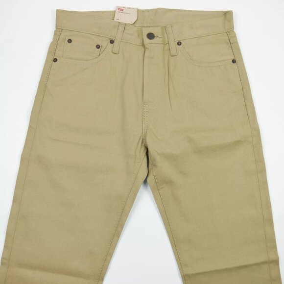 Levi's 508 Regular Fit Tapered Leg Men's Colorblock Urban Jeans Beige/blue 30x34 - Picture 4 of 12